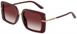 Gafas de Sol - Dolce & Gabbana - DG4491 - 30918H  BORDEAUX // CLEAR GRADIENT DARK BRANDY