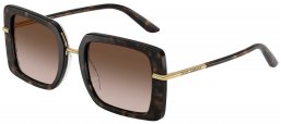 Gafas de Sol - Dolce & Gabbana - DG4491 - 321713  HAVANA ON WHITE BARROW // BROWN GRADIENT