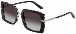 Gafas de Sol - Dolce & Gabbana - DG4491 - 33728G  TOP BLACK ON ZEBRA // GREY GRADIENT