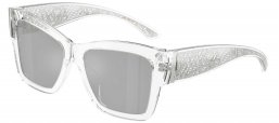 Gafas de Sol - Dolce & Gabbana - DG4493 - 31338V  CRYSTAL // TRANSPARENT SILVER MIRROR