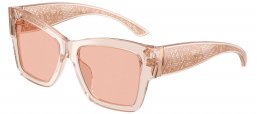 Gafas de Sol - Dolce & Gabbana - DG4493 - 314884  TRANSPARENT PINK // DARK PINK