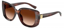 Gafas de Sol - Dolce & Gabbana - DG4495 - 322274  HAVANA DARK RED // BROWN GRADIENT