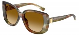 Gafas de Sol - Dolce & Gabbana - DG4495 - 34462L  STRIPED OCHRE // LIGHT BROWN GRADIENT YELLOW