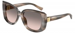 Gafas de Sol - Dolce & Gabbana - DG4495 - 34493B  STRIPED GREY // GREY GRADIENT PINK