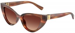 Gafas de Sol - Dolce & Gabbana - DG4497 - 322113  STRIPED BROWN // BROWN GRADIENT