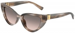 Gafas de Sol - Dolce & Gabbana - DG4497 - 34493B  STRIPED GREY // GREY GRADIENT PINK