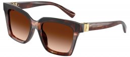 Gafas de Sol - Dolce & Gabbana - DG4498 - 322274  HAVANA DARK RED // BROWN GRADIENT