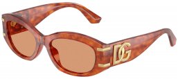 Gafas de Sol - Dolce & Gabbana - DG4502 - 3452/7  HAVANA CAMEL // ORANGE