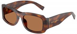 Gafas de Sol - Dolce & Gabbana - DG4503 - 306373  STRIPED BROWN // BRONZE