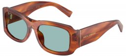 Gafas de Sol - Dolce & Gabbana - DG4503 - 322180  STRIPED GINGER // BLUE