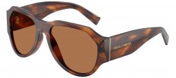 Gafas de Sol - Dolce & Gabbana - DG4504 - 306373  STRIPED BROWN // BRONZE