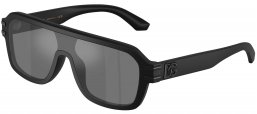 Gafas de Sol - Dolce & Gabbana - DG4507 - 25256G MATTE BLACK // GREY MIRROR BLACK