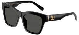 Gafas de Sol - Dolce & Gabbana - DG4512 - 501/87 BLACK // DARK GREY