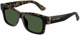 Gafas de Sol - Dolce & Gabbana - DG4515 - 340471 BLACK ON HAVANA YELLOW // DARK GREEN