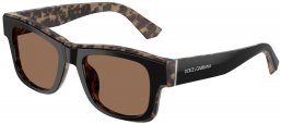 Gafas de Sol - Dolce & Gabbana - DG4515 - 341773  BLACK ON HAVANA RED // DARK BROWN