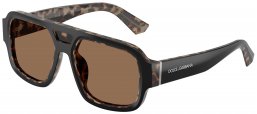 Gafas de Sol - Dolce & Gabbana - DG4516 - 341773  BLACK ON HAVANA RED // DARK BROWN