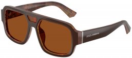 Gafas de Sol - Dolce & Gabbana - DG4516 - 345673  BROWN ON PEARL GOLD BROWN // DARK BROWN