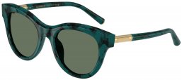 Gafas de Sol - Dolce & Gabbana - DG4518 - 3460/2 PEARL HAVANA PETROLEUM // DARK GREEN