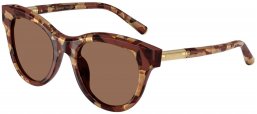 Gafas de Sol - Dolce & Gabbana - DG4518 - 346273  PEARL HAVANA BROWN // DARK BROWN