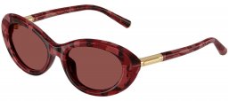 Gafas de Sol - Dolce & Gabbana - DG4519 - 346375  PEARL HAVANA RED // DARK VIOLET