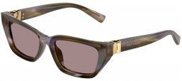 Gafas de Sol - Dolce & Gabbana - DG4532 - 3447LA  STRIPED GREEN OLIVE // VIOLET
