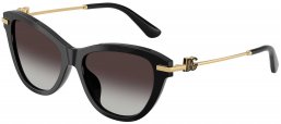 Gafas de Sol - Dolce & Gabbana - DG4534 - 501/8G BLACK // BLACK GRADIENT GREY