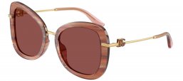 Gafas de Sol - Dolce & Gabbana - DG4535 - 347375  STRIPED RED // DARK VIOLET