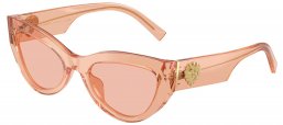 Gafas de Sol - Dolce & Gabbana - DG4536 - 322684  TRANSPARENT PEACH // PINK