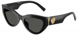 Gafas de Sol - Dolce & Gabbana - DG4536 - 501/87 BLACK // DARK GREY