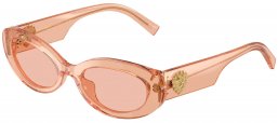 Gafas de Sol - Dolce & Gabbana - DG4537 - 322684  TRANSPARENT PEACH // DARK PINK