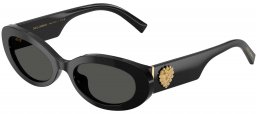 Gafas de Sol - Dolce & Gabbana - DG4537 - 501/87 BLACK // DARK GREY