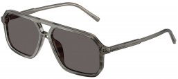 Gafas de Sol - Dolce & Gabbana - DG4541 - 347987 STRIPED GREY // DARK GREY