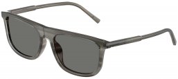 Gafas de Sol - Dolce & Gabbana - DG4542 - 347981  STRIPED GREY // DARK GREY POLARIZED