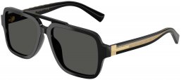 Gafas de Sol - Dolce & Gabbana - DG4544 - 501/87 BLACK // DARK GREY