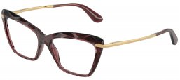 Monturas - Dolce & Gabbana - DG5025 - 3045  TRANSPARENT RED BORDEAUX