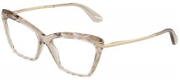 Monturas - Dolce & Gabbana - DG5025 - 3432  TRANSPARENT CAMEL