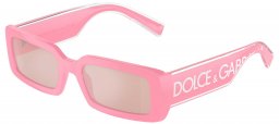 Gafas de Sol - Dolce & Gabbana - DG6187 - 3262/5 PINK // LIGHT PINK MIRROR SILVER