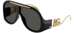 Gafas de Sol - Dolce & Gabbana - DG6202 - 501/87 BLACK // DARK GREY