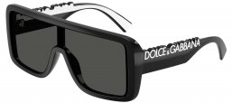 Gafas de Sol - Dolce & Gabbana - DG6204 - 501/87 BLACK // DARK GREY