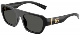 Gafas de Sol - Dolce & Gabbana - DG6206 - 501/87 BLACK // DARK GREY