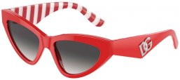 Lunettes de soleil - Dolce & Gabbana - DG4439 - 30888G  RED // GREY GRADIENT