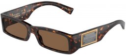 Sunglasses - Dolce & Gabbana - DG4444 - 502/73 HAVANA // DARK BROWN