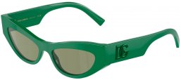 Lunettes de soleil - Dolce & Gabbana - DG4450 - 331152  GREEN // GREEN MIRROR SILVER