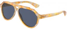 Sunglasses - Dolce & Gabbana - DG4452 - 34222V  TORTOISE YELLOW // DARK BLUE POLARIZED