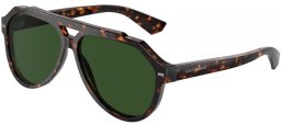 Gafas de Sol - Dolce & Gabbana - DG4452 - 502/71 HAVANA // DARK GREEN