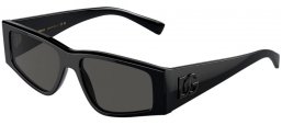 Sunglasses - Dolce & Gabbana - DG4453 - 501/87 BLACK // DARK GREY