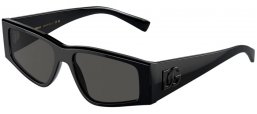 Gafas de Sol - Dolce & Gabbana - DG4453 - 501/87 BLACK // DARK GREY