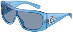 Lunettes de soleil - Dolce & Gabbana - DG4454 - 332280  TRANSPARENT AZURE // BLUE