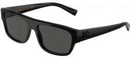 Lunettes de soleil - Dolce & Gabbana - DG4455 - 501/87 BLACK // DARK GREY