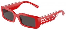 Lunettes de soleil - Dolce & Gabbana - DG6187 - 309687  RED // DARK GREY